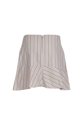 دامن کوتاه حلزونی راه راه