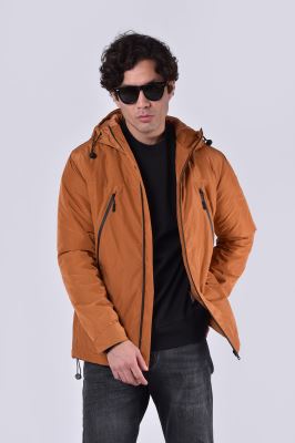 کاپشن کوتاه ساده مردانه