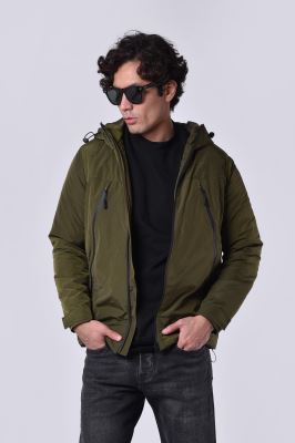 کاپشن کوتاه ساده مردانه