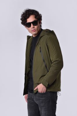 کاپشن کوتاه ساده مردانه