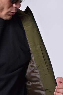 کاپشن کوتاه ساده مردانه