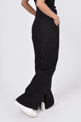 شلوار لینن پیلی دار