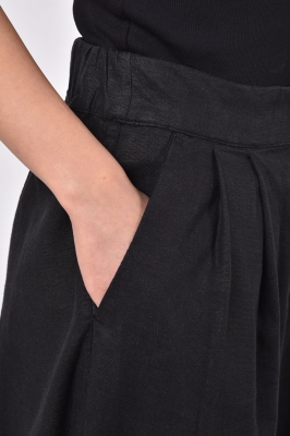 شلوار لینن پیلی دار