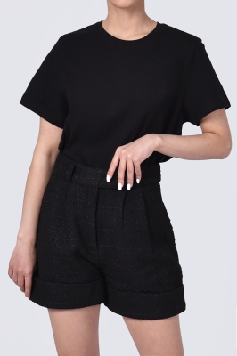 شلوارک پشمی پیلی دار