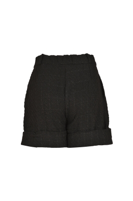 شلوارک پشمی پیلی دار