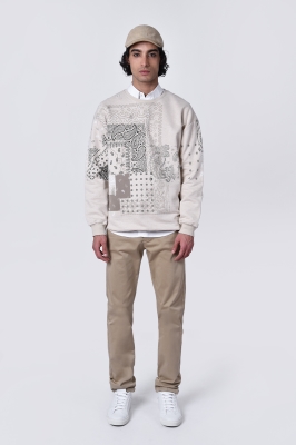 تیشرت آستین بلند دورس چاپی