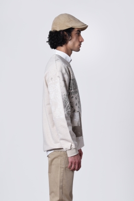 تیشرت آستین بلند دورس چاپی