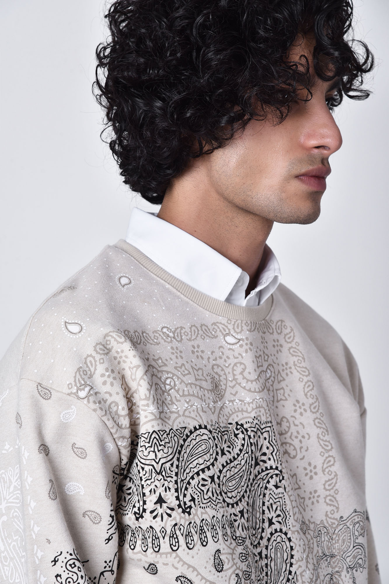 تیشرت آستین بلند دورس چاپی