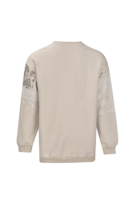 تیشرت آستین بلند دورس چاپی