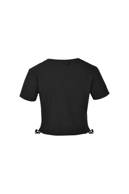 تیشرت کراپ گتردار