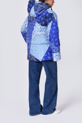 کاپشن کلاه دار چاپی