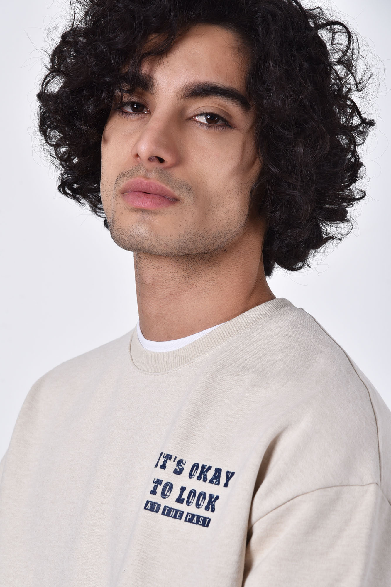 تیشرت آستین بلند چاپ دار