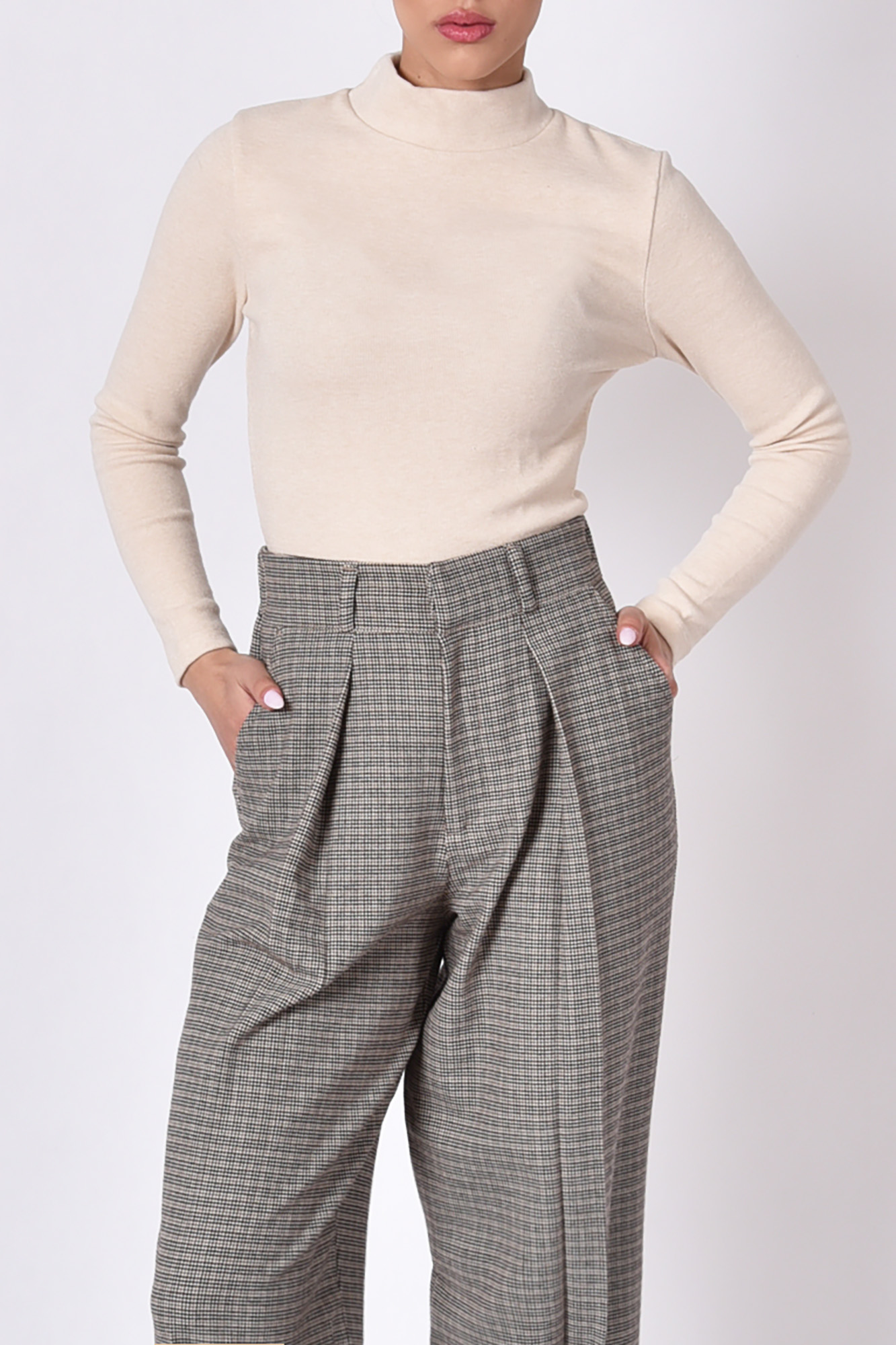 تیشرت آستین بلند اسلیم کراپ