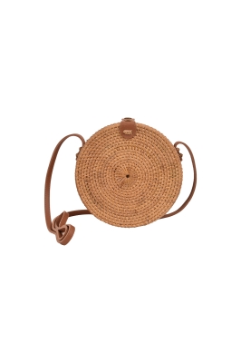 کیف دوشی حصیری ساده