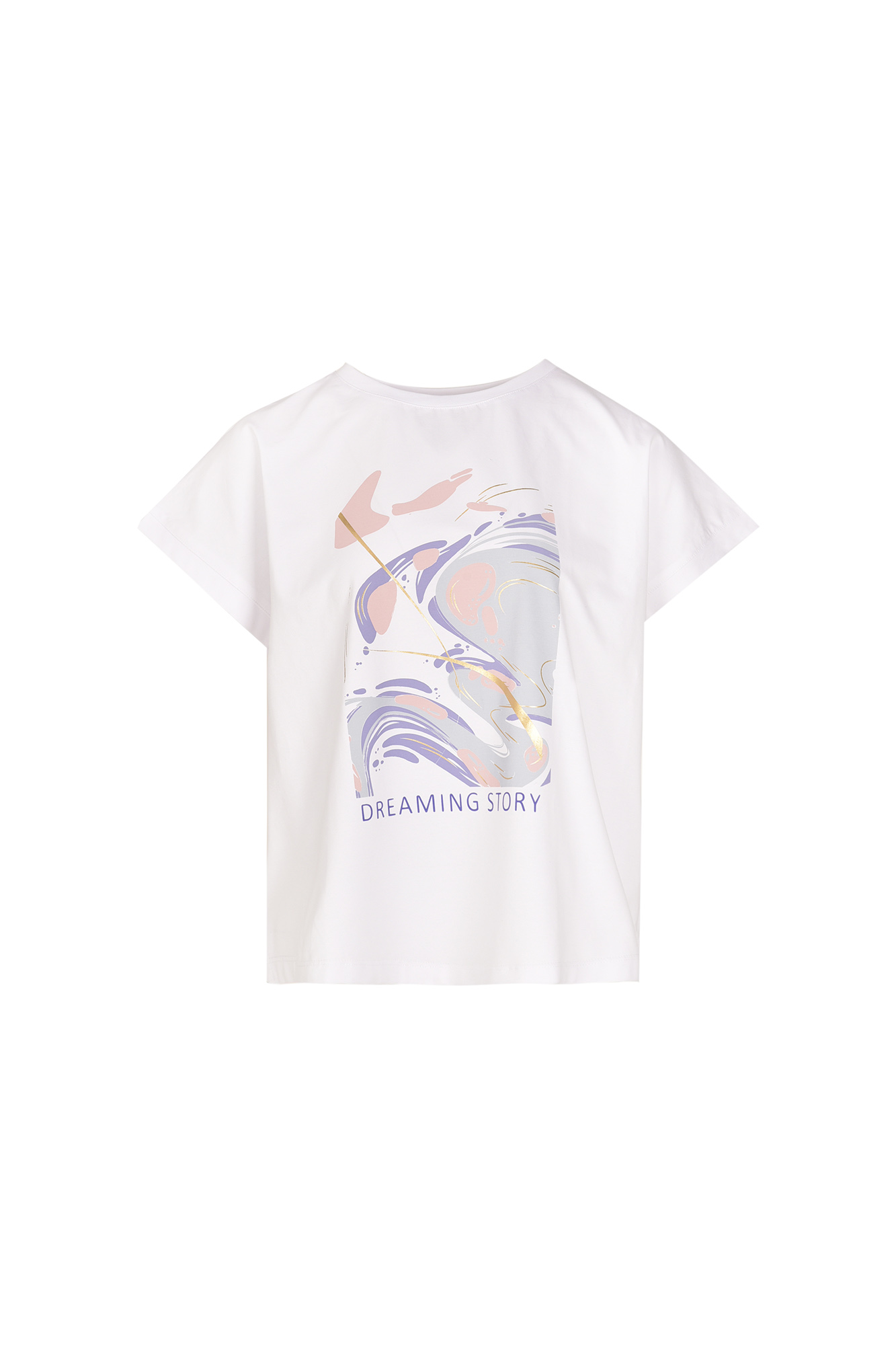 تیشرت آستین کوتاه چاپی لوز