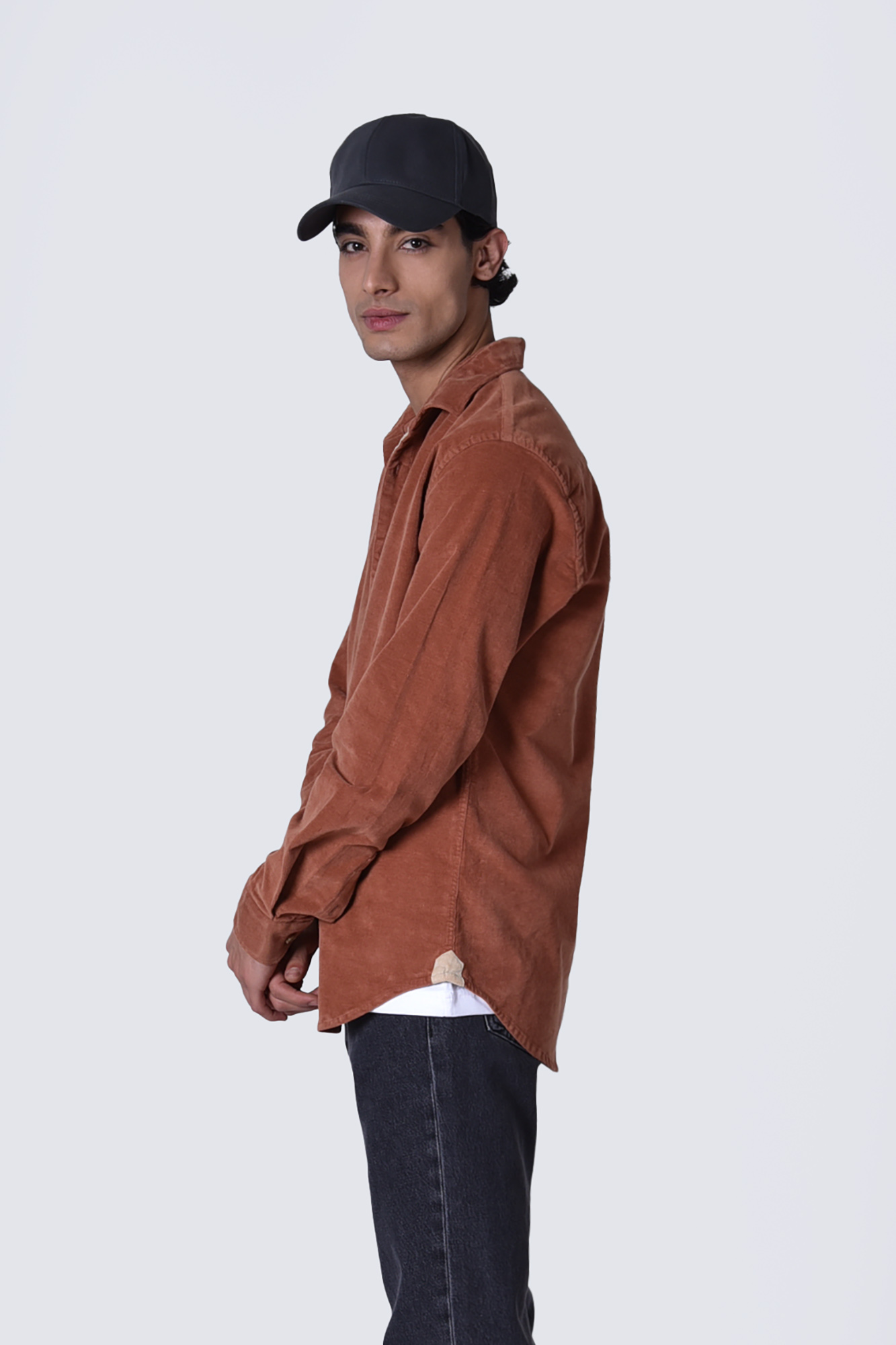 پیراهن آستین بلند مخمل