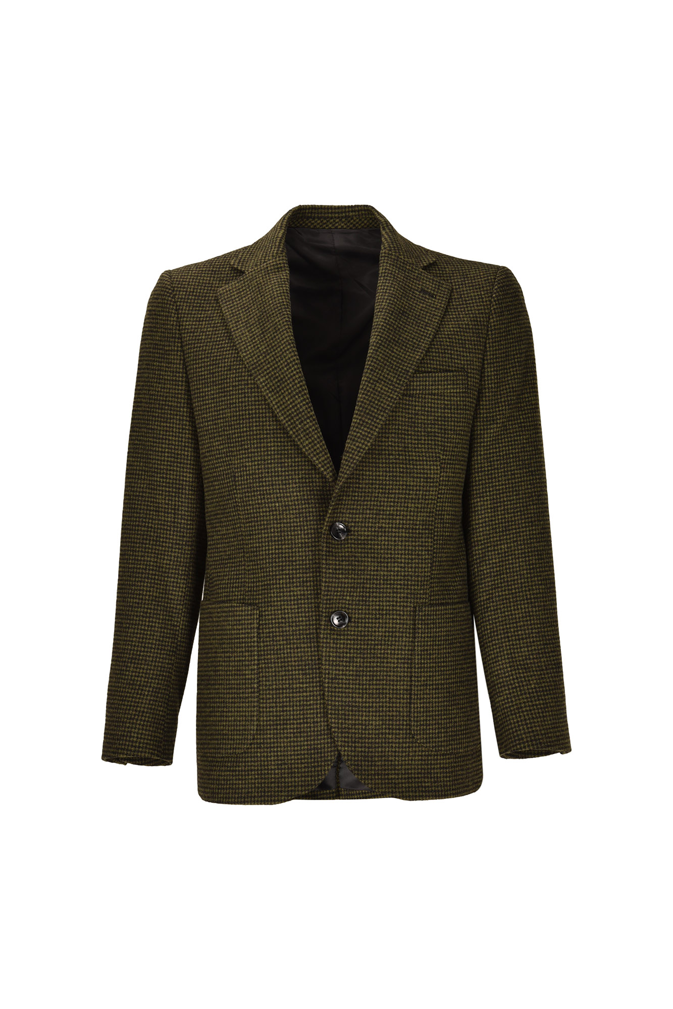 کت پشمی چهارخانه