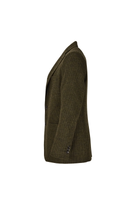 کت پشمی چهارخانه