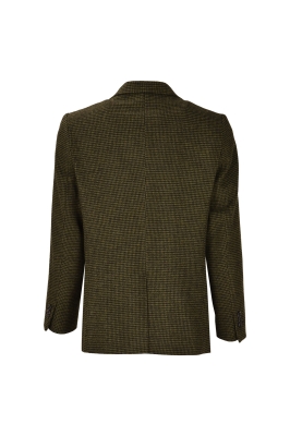 کت پشمی چهارخانه