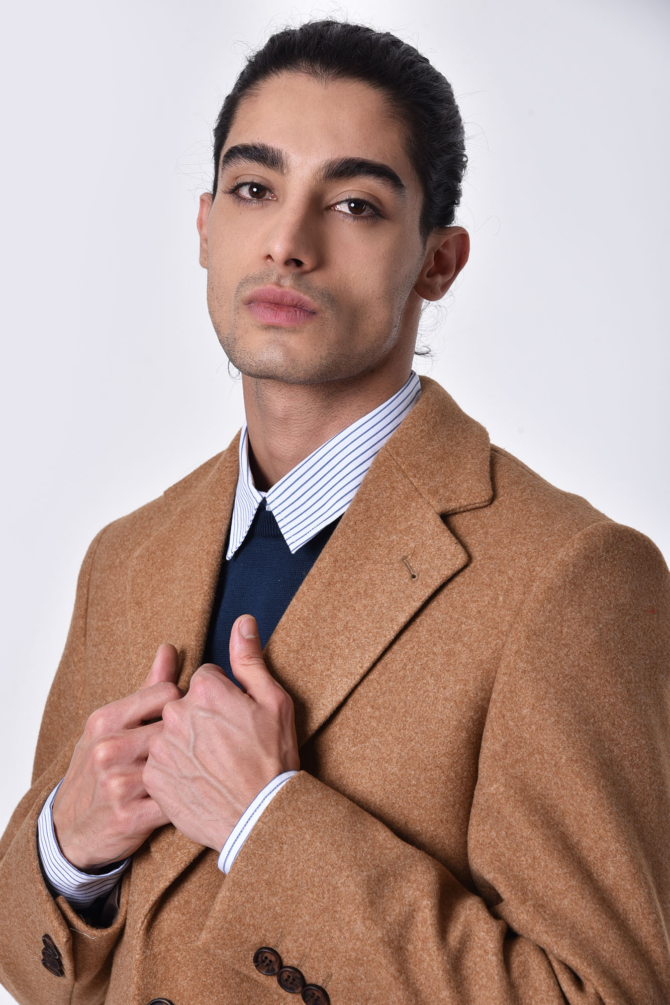 پالتو یقه انگلیسی پشمی