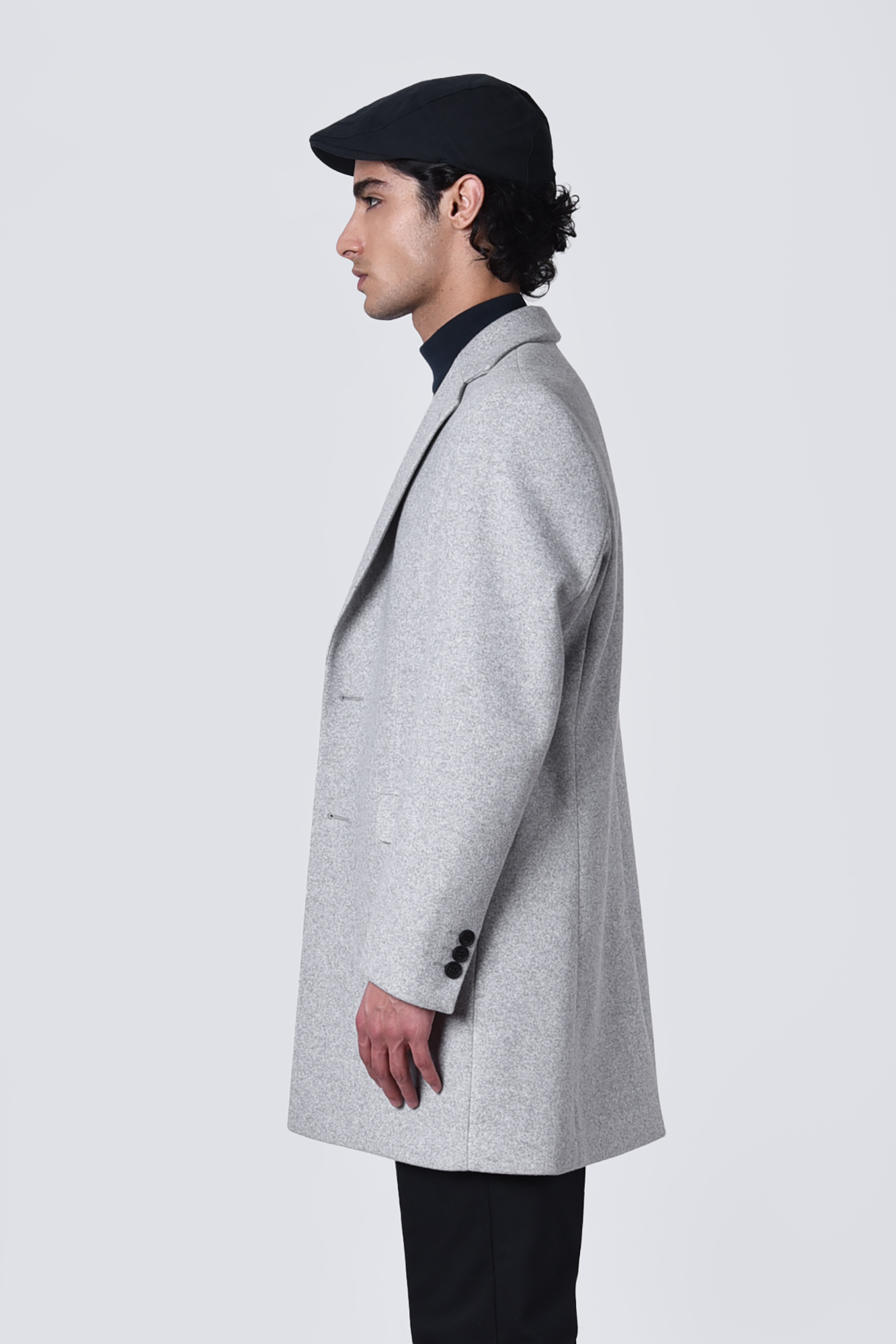 پالتو یقه انگلیسی پشمی