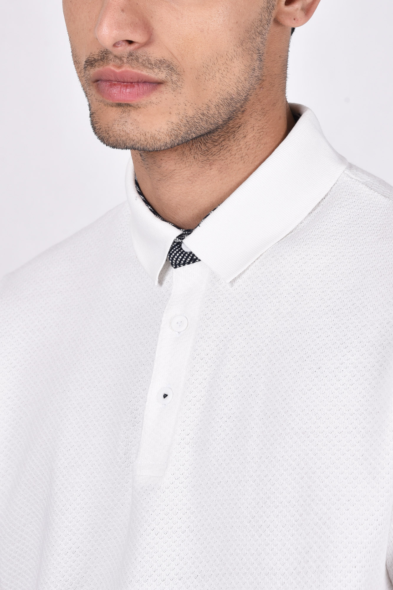 پولوشرت آستین کوتاه جودون بافت دار