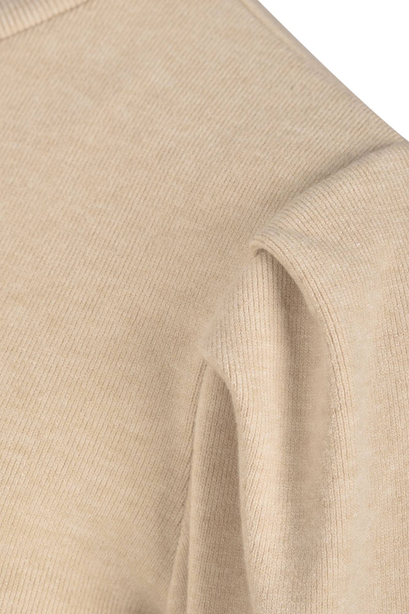 پیراهن یقه اسکی آستین چین دار