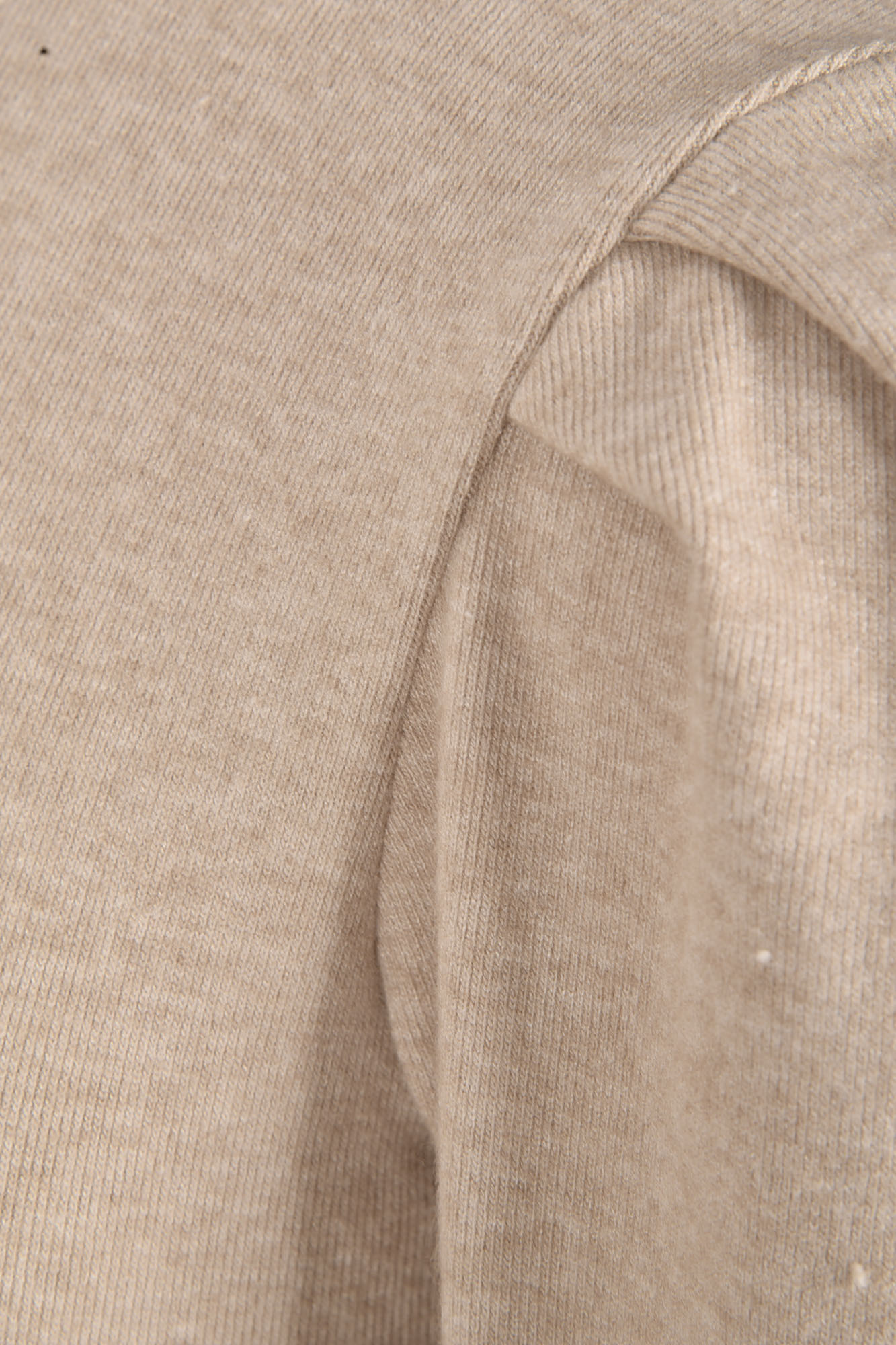 پیراهن یقه اسکی آستین چین دار