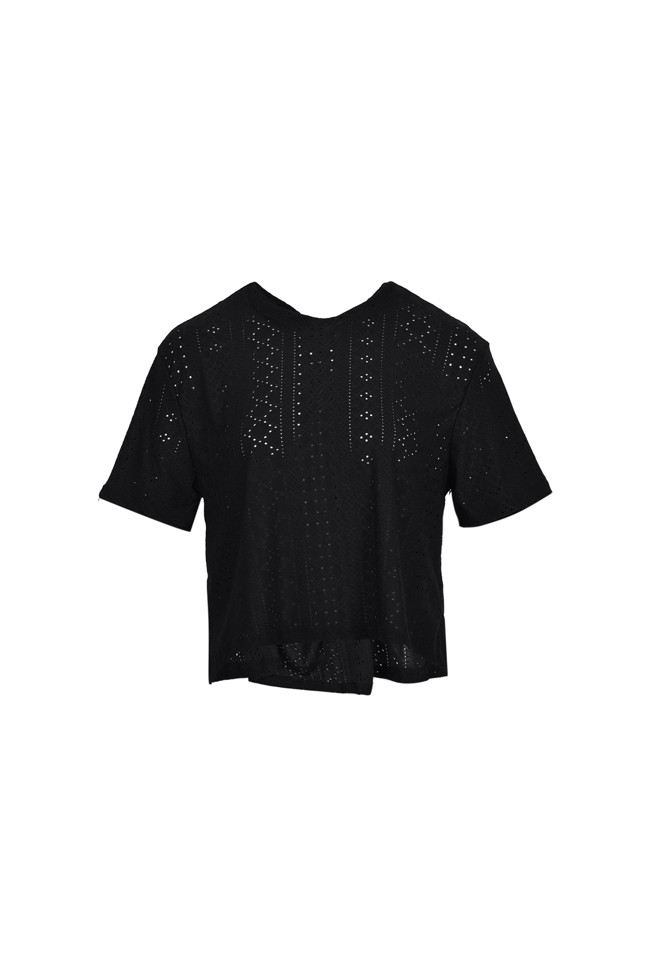 تیشرت آستین کوتاه پشت گره دار