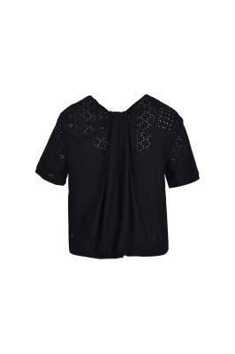 تیشرت آستین کوتاه پشت گره دار