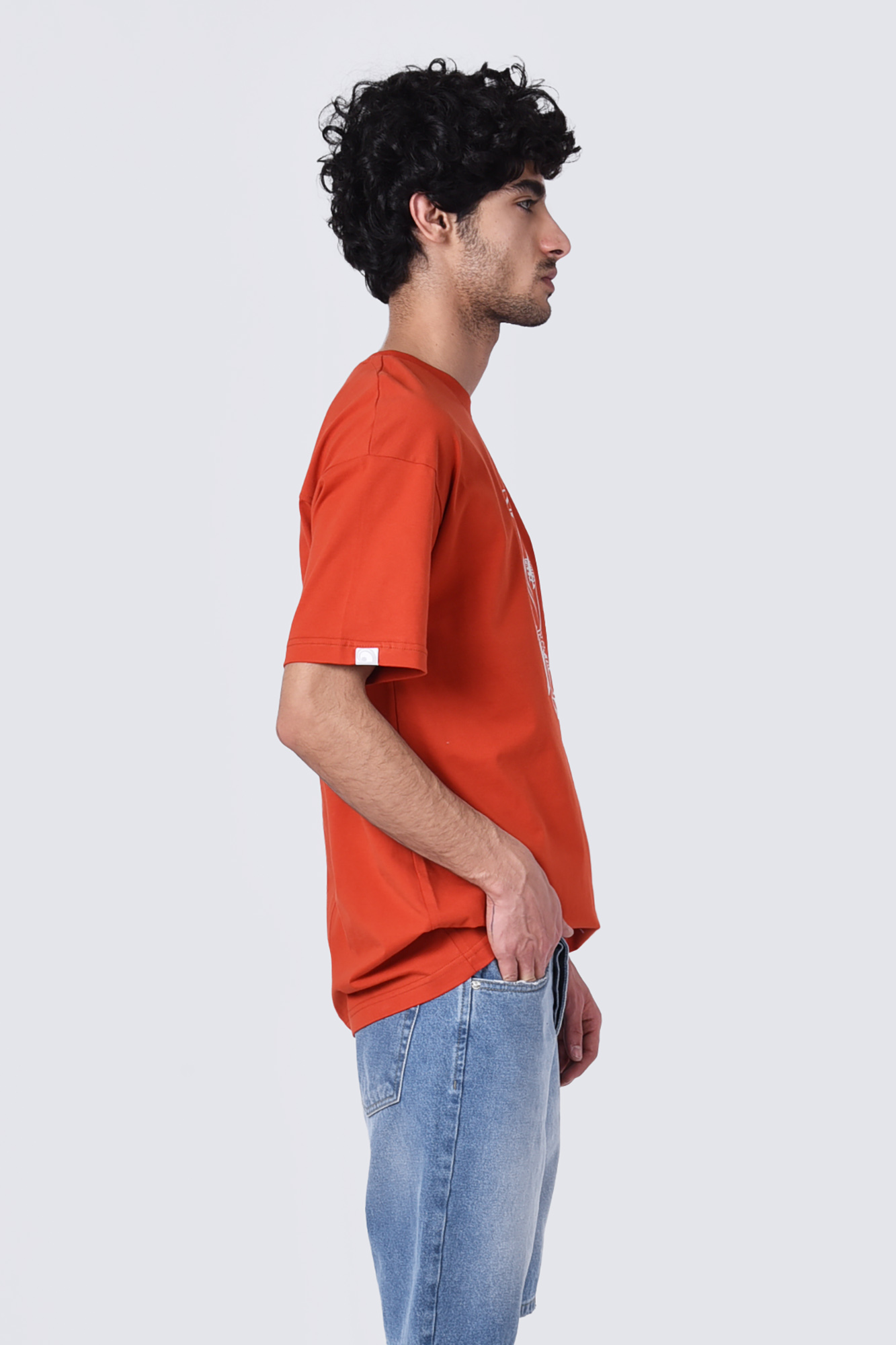 تیشرت آستین کوتاه چاپ دار