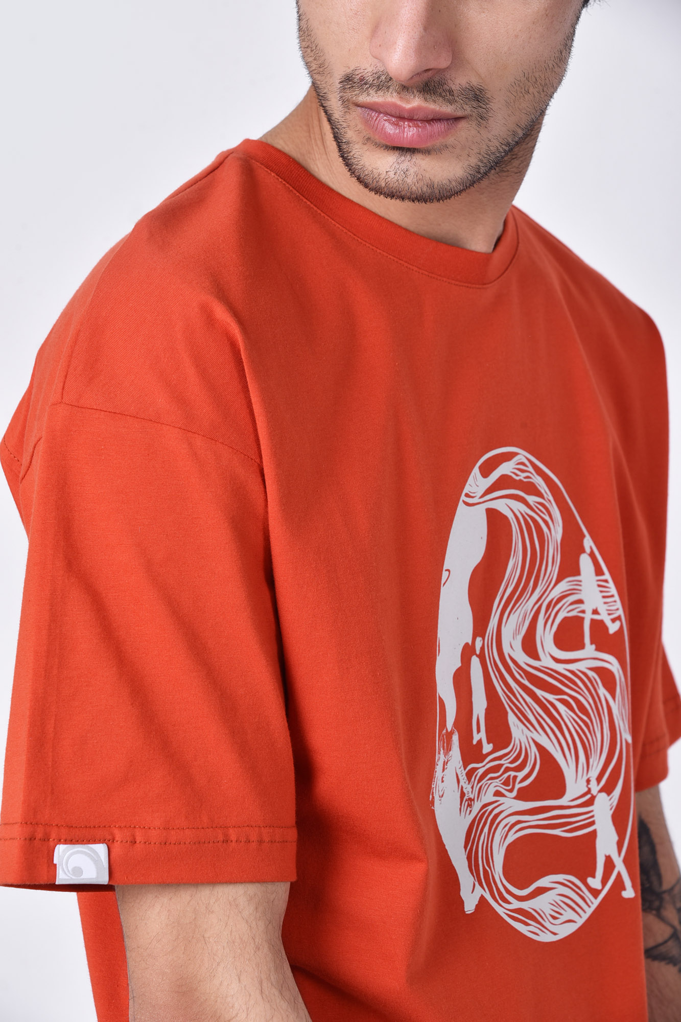 تیشرت آستین کوتاه چاپ دار