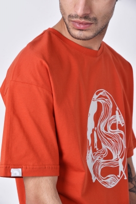 تیشرت آستین کوتاه چاپ دار