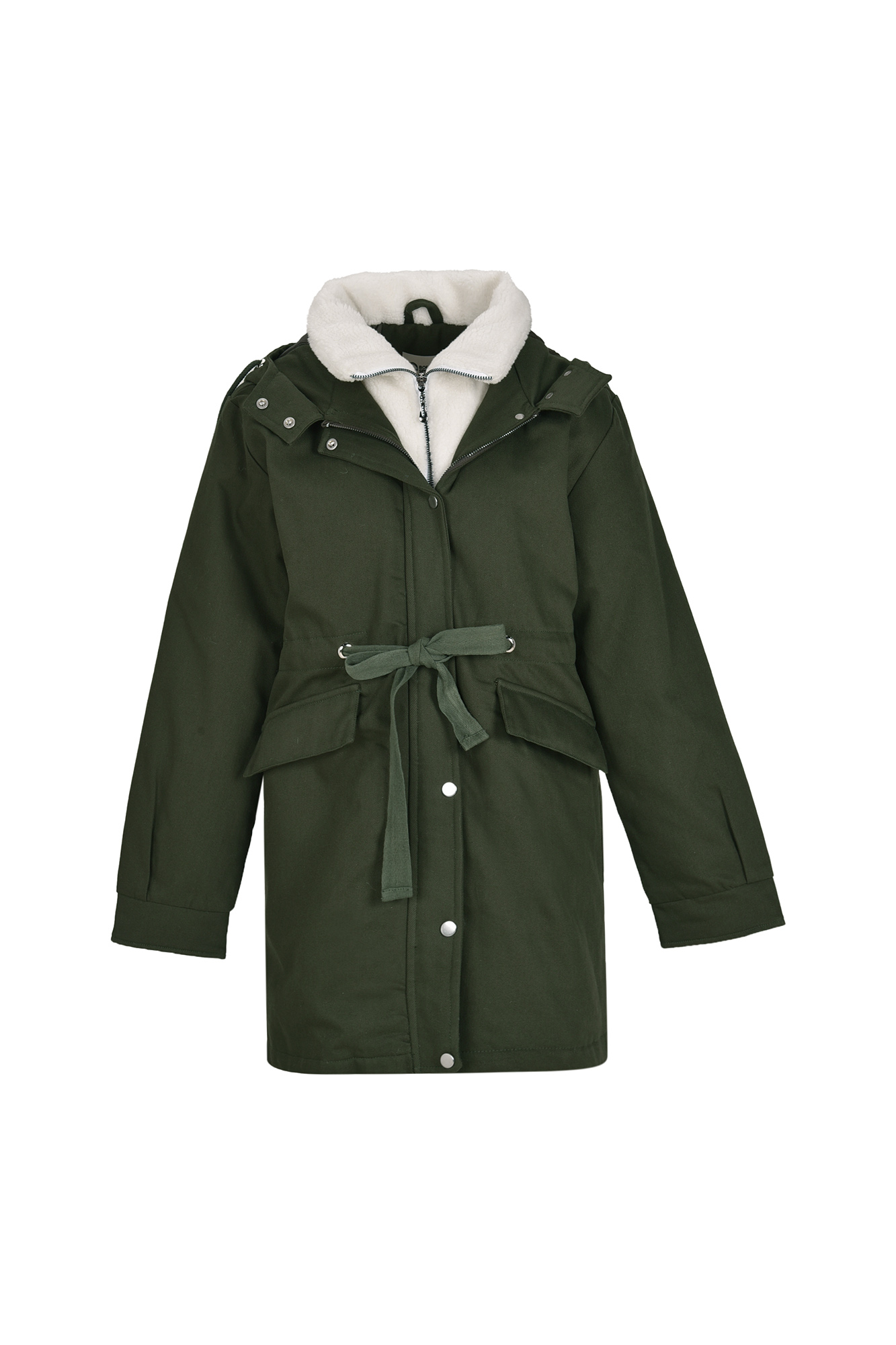 پارکا کتان ترکیبی با تدی