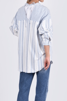 مانتو ترکیبی راه راه