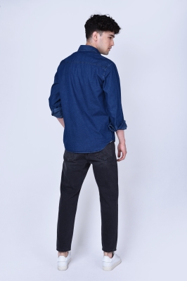 پیراهن آستین بلند ساده مردانه