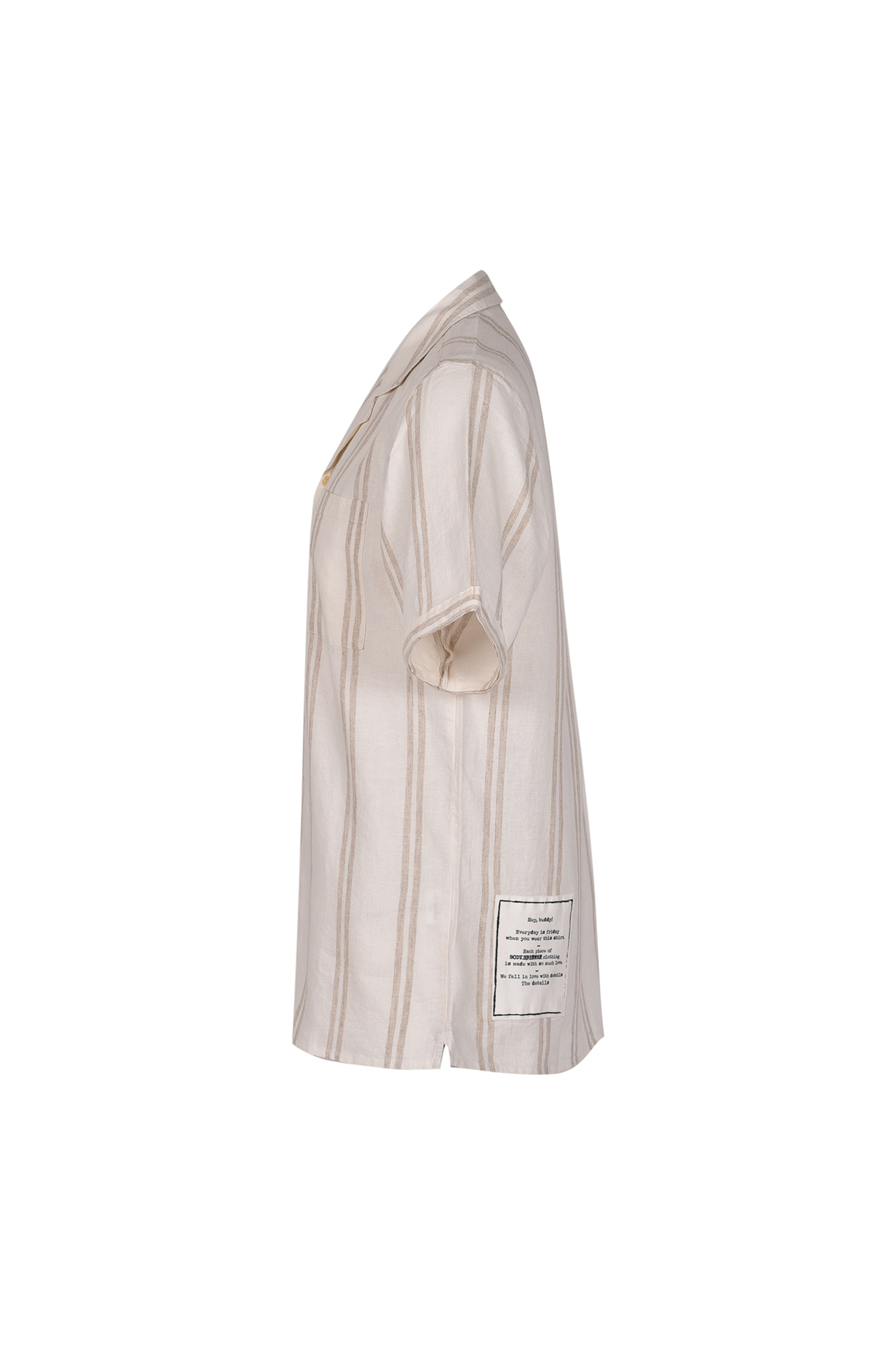 پیراهن آستین کوتاه راه راه