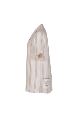 پیراهن آستین کوتاه راه راه