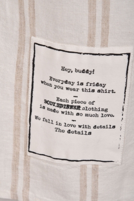 پیراهن آستین کوتاه راه راه