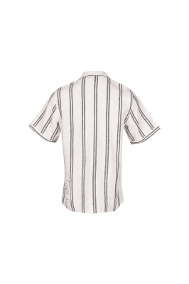 پیراهن آستین کوتاه راه راه