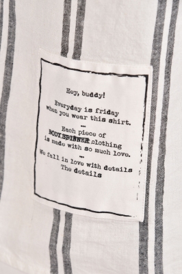 پیراهن آستین کوتاه راه راه