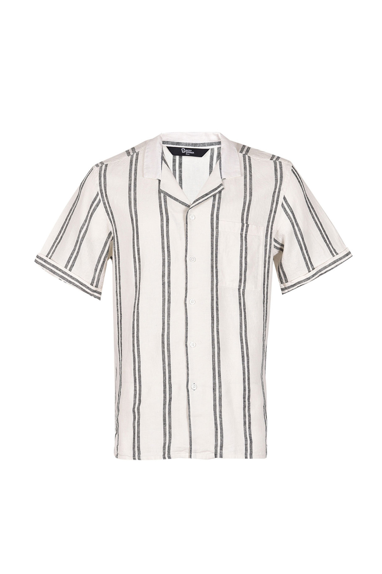 پیراهن آستین کوتاه راه راه