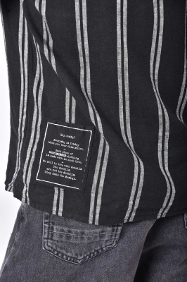 پیراهن آستین کوتاه راه راه