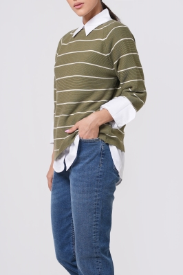 بافت آستین بلند رینگر زنانه