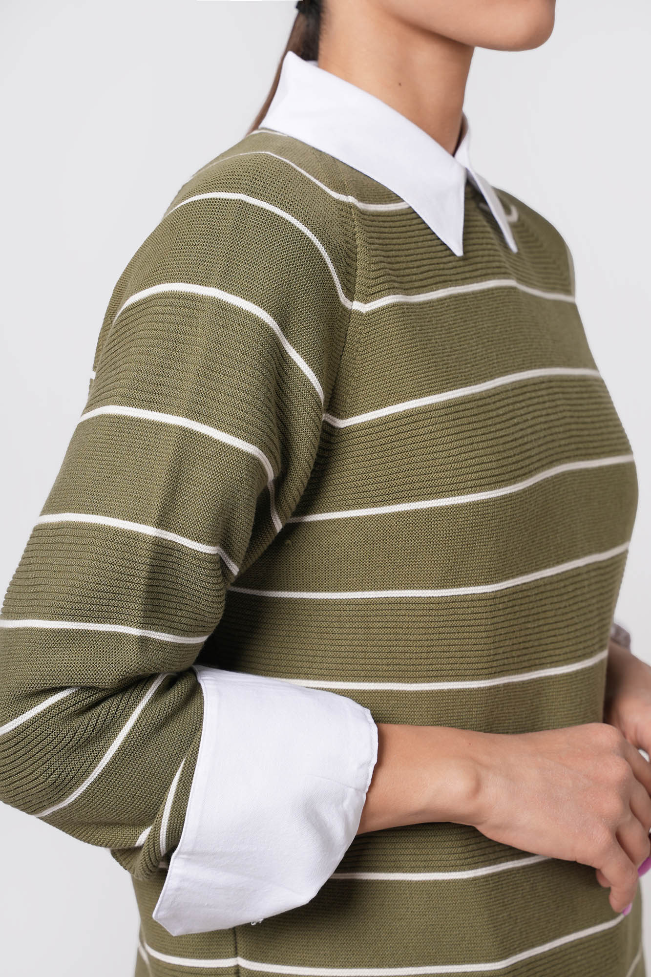 بافت آستین بلند رینگر زنانه