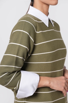 بافت آستین بلند رینگر زنانه