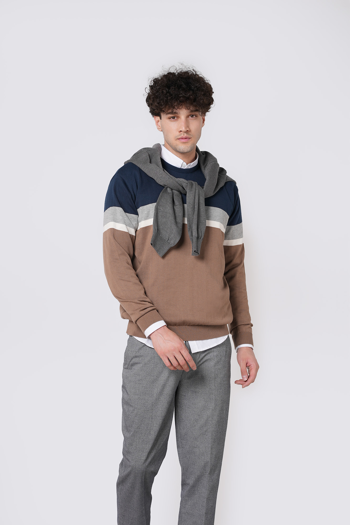 بافت یقه گرد رینگر