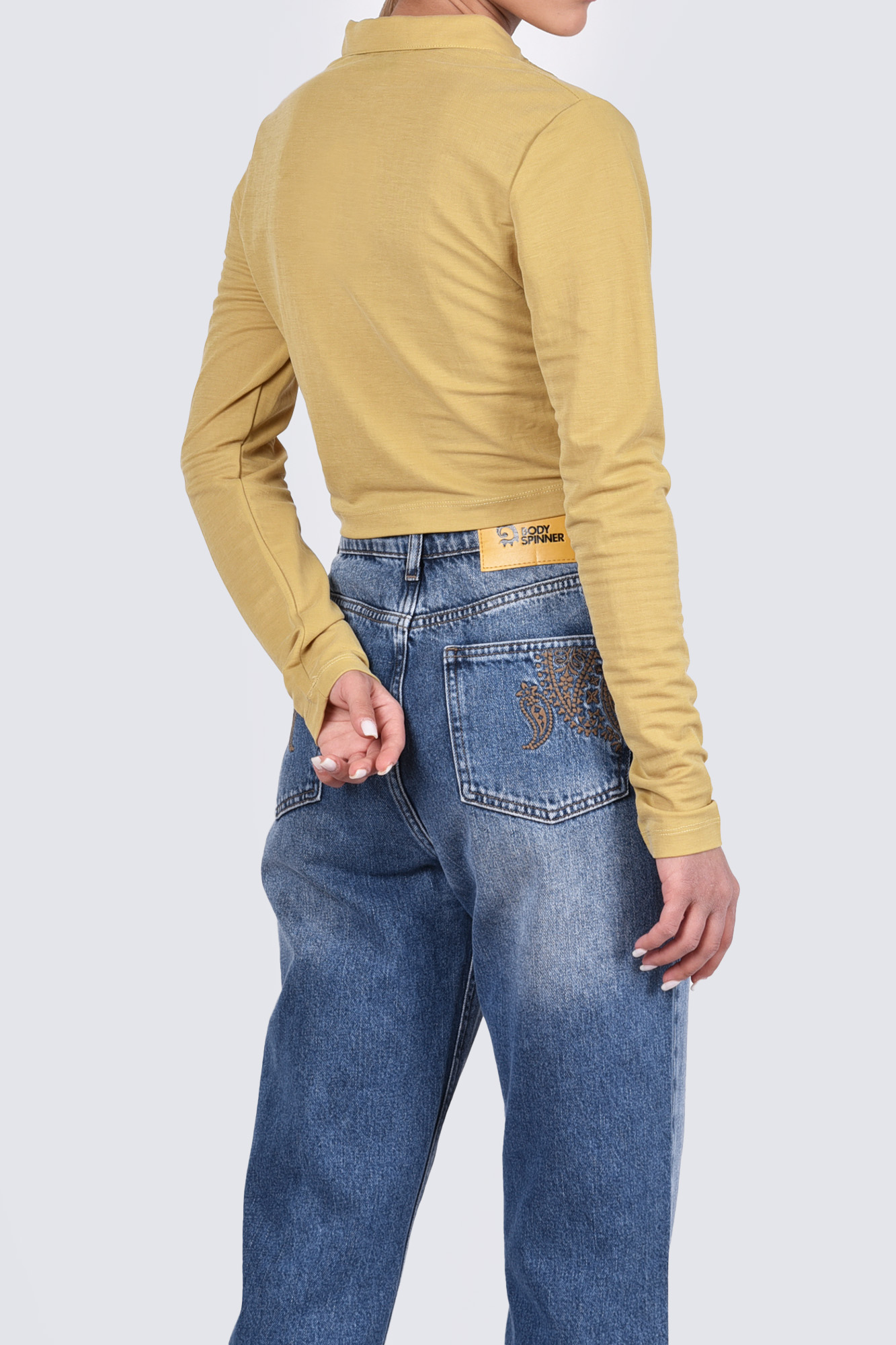 شومیز آستین بلند پیش چین دار