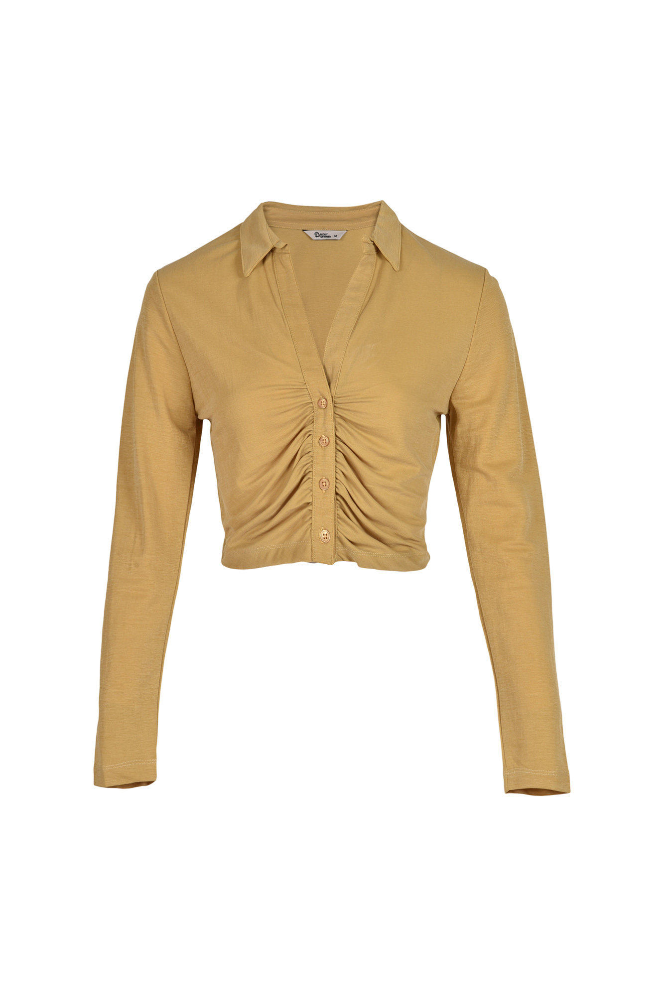 شومیز آستین بلند پیش چین دار