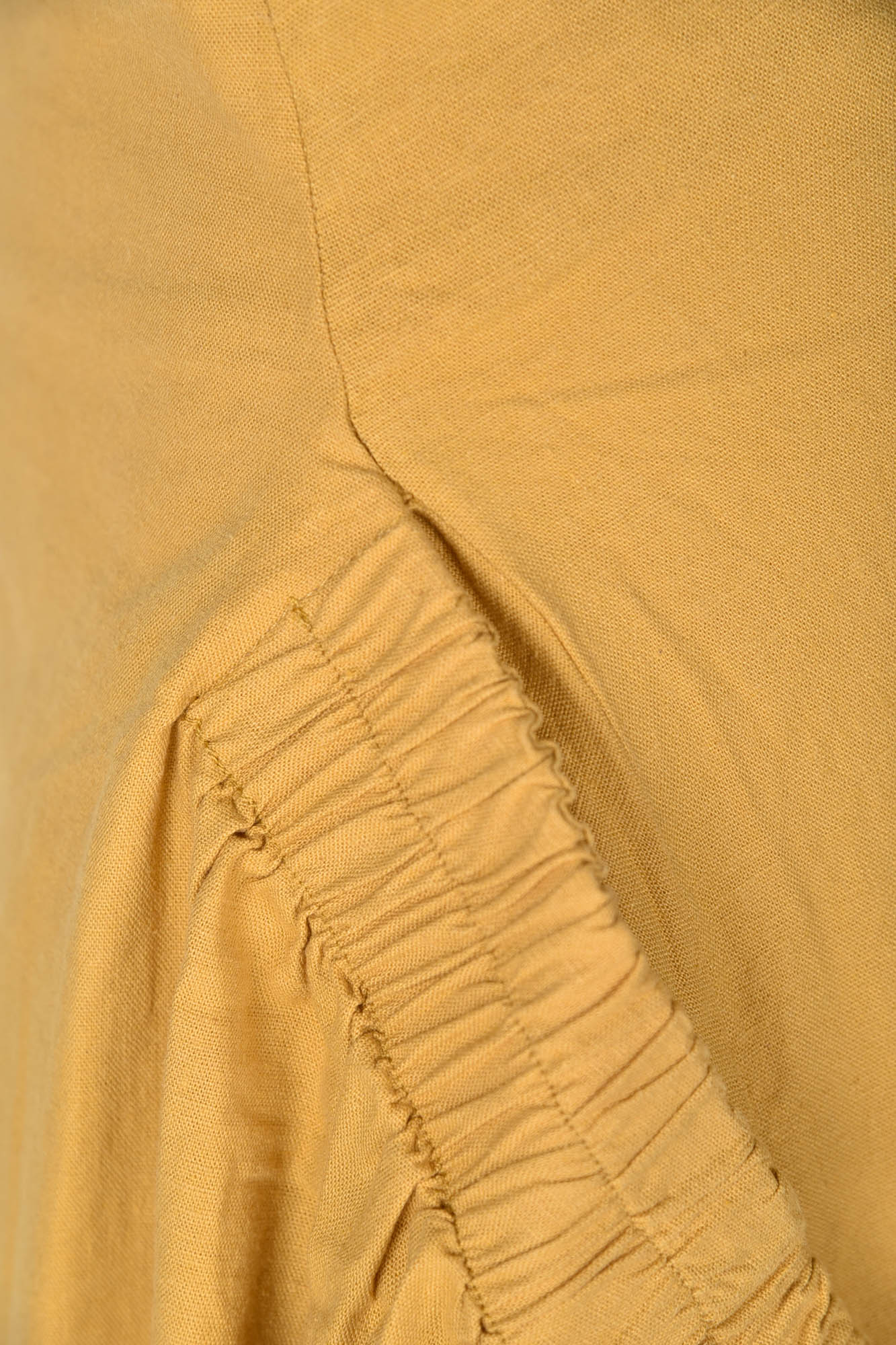 دامن لینن جیب چین دار